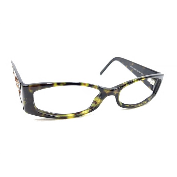 Prada VPR 11H 2AU-1O1 Tortoise Brown Eyeglasses Frames 52-16 135 Italy Flowers - Picture 1 of 12